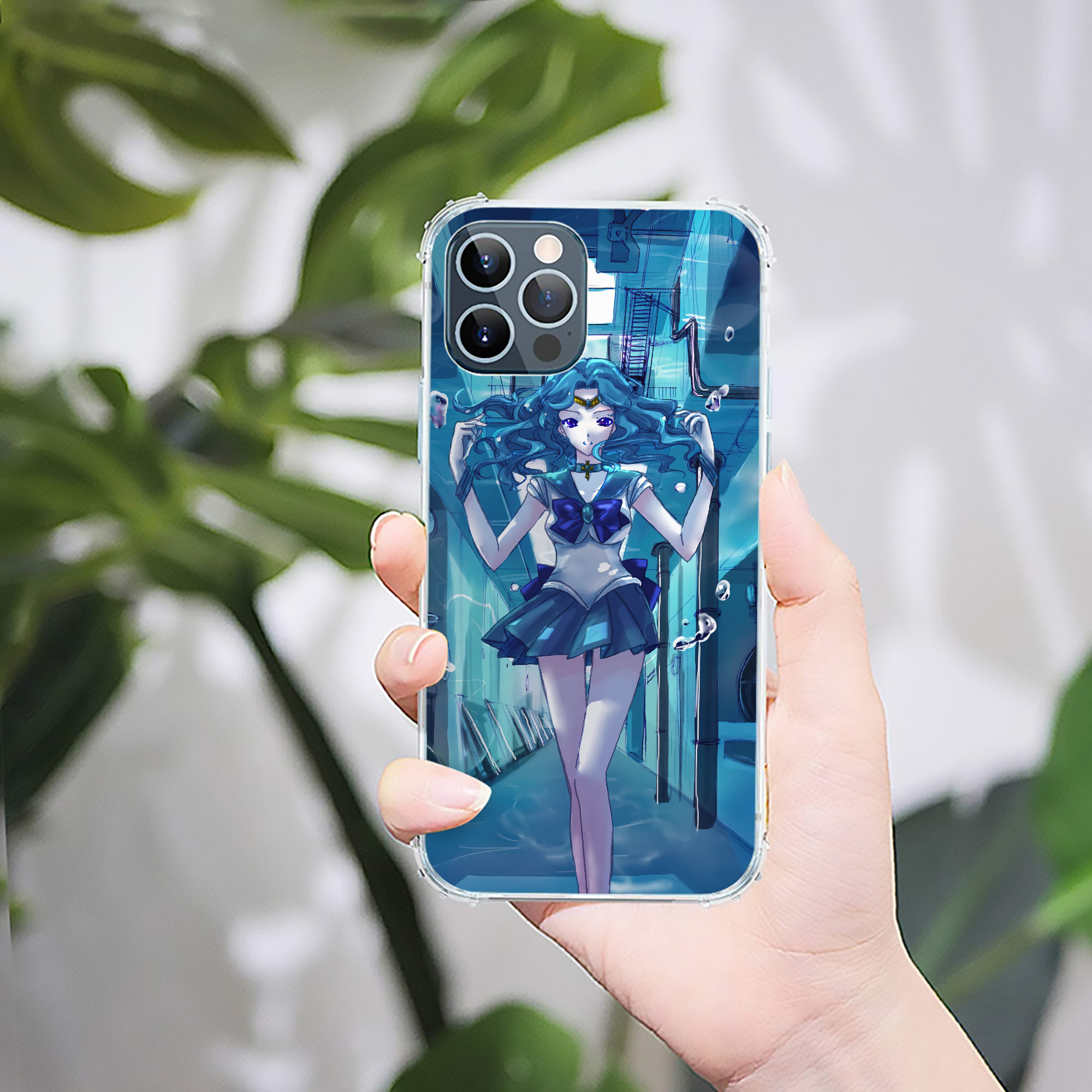 （画像用） 美少女戦士セーラームーン Sailor Moon 【iPhone 12シリーズ対応】透明スマホケース（クリアソフトケース）